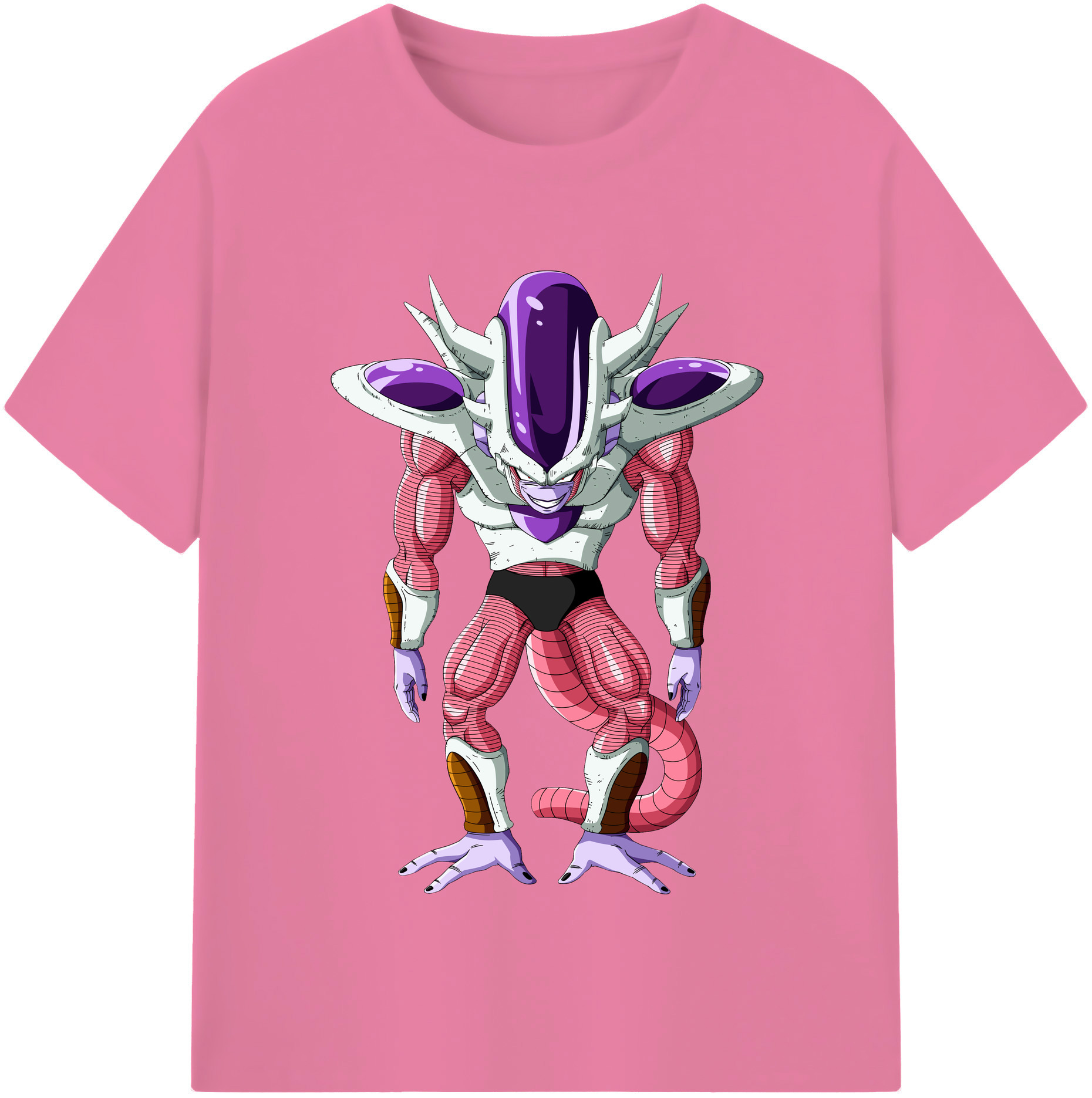 （画像用） ドラゴンボール フリーザ DRAGON BALL Frieza 綿100％半袖Tシャツ（フロントプリント）